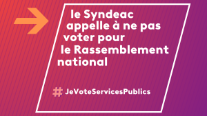 Le Syndeac appelle au vote